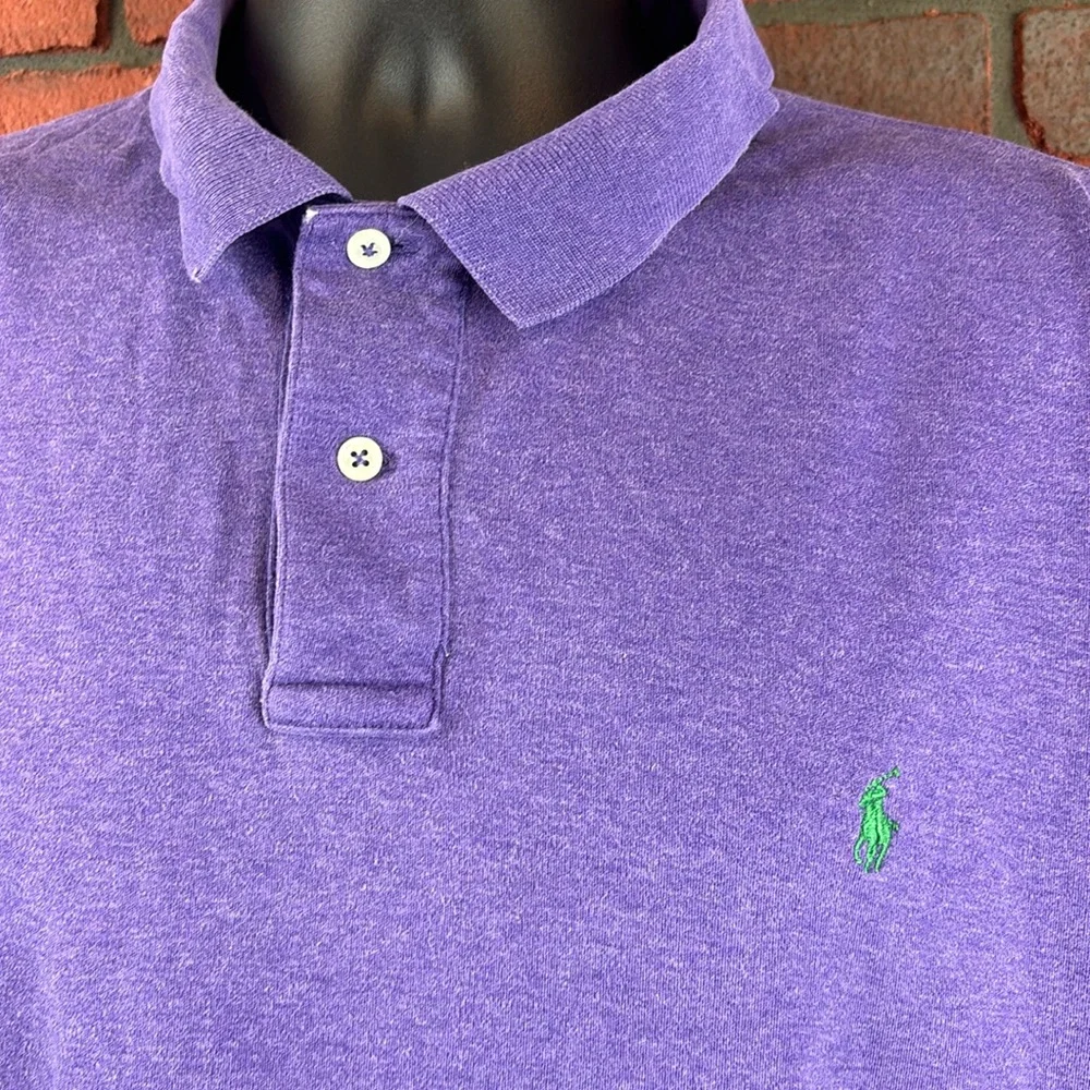 Ralph Lauren Polo Shirt Mens XL Purple‎